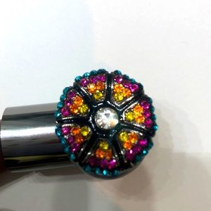 Rainbow cocktail ring